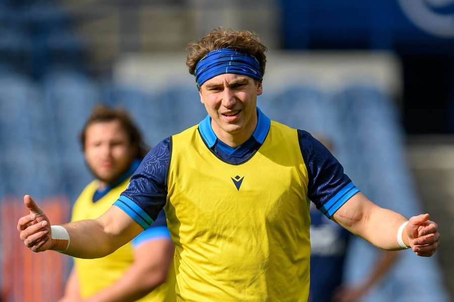 Ritchie in Scotland training