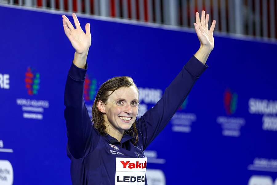 Ledecky wins 22nd world title as Popovici savours 'scary' gold