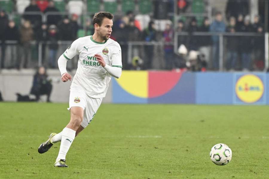 Louis Schaub traf für Rapid zur zwischenzeitlichen Führung. Louis Schaub traf für Rapid zur zwischenzeitlichen Führung.