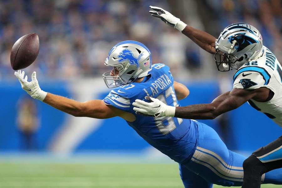 El TE de los Lions Sam LaPorta fue una de las sensaciones de la temporada pasada