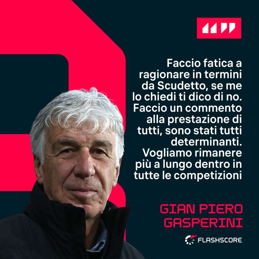 Le parole di Gasperini