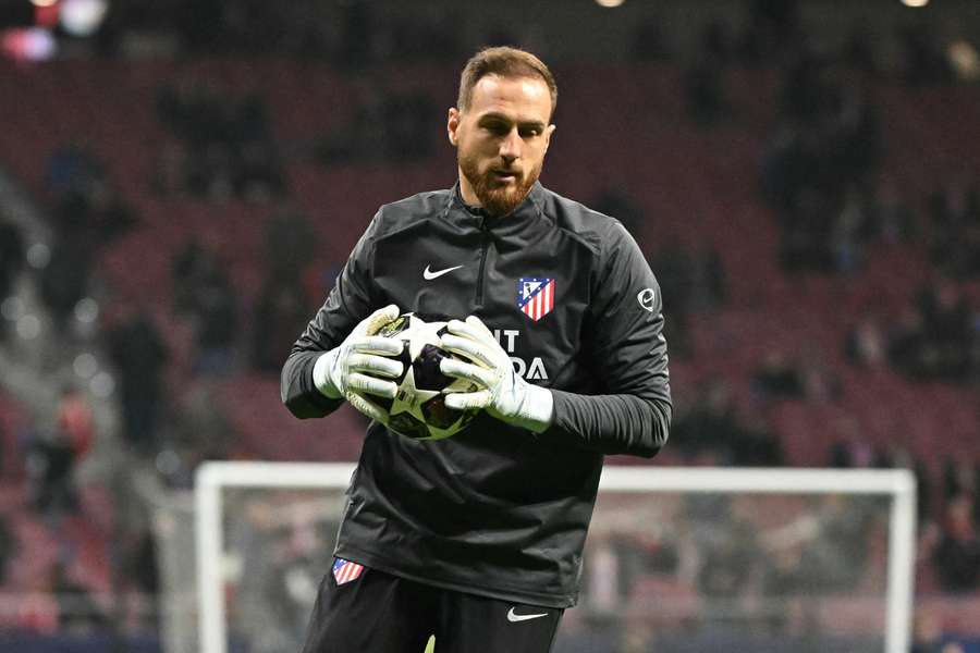 Oblak continua sem treinar com o Atlético Oblak continua sem treinar com o Atlético