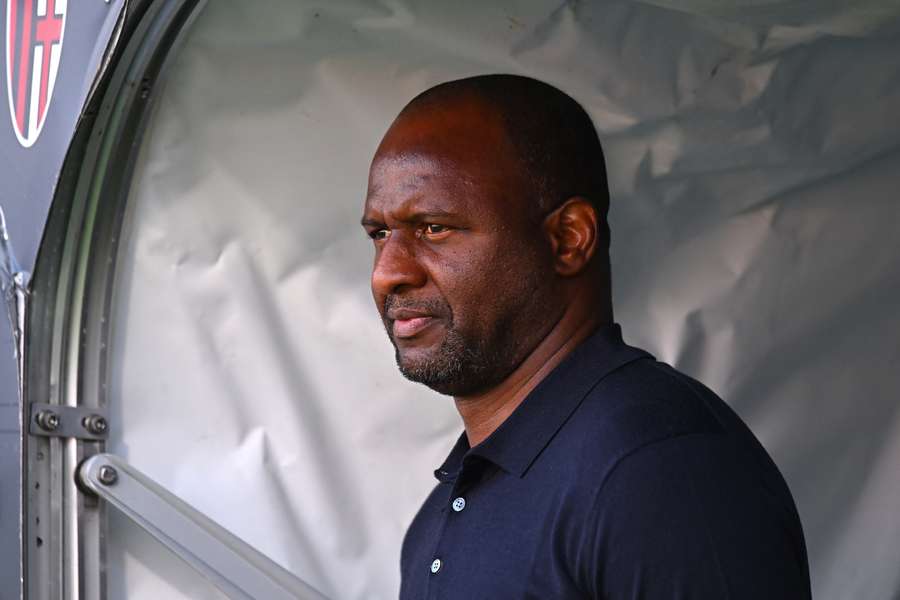 Patrick Vieira à Bologne fin-mai.