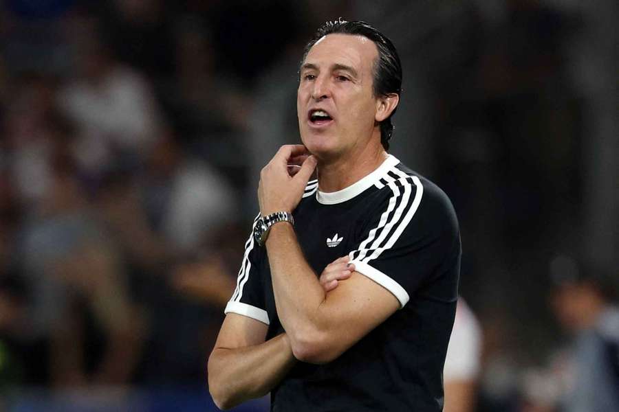 Emery is overseeing a rebuild at Aston Villa