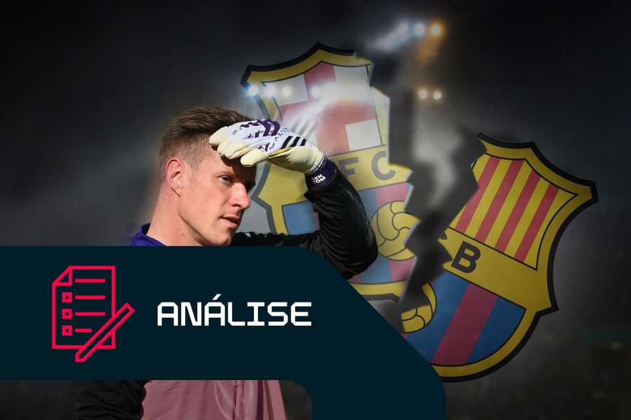 Marc-Andre ter Stegen e o Barcelona desentenderam-se