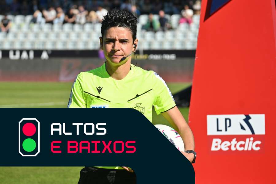 Catarina Campos foi a primeira mulher a apitar um jogo da Liga Portugal