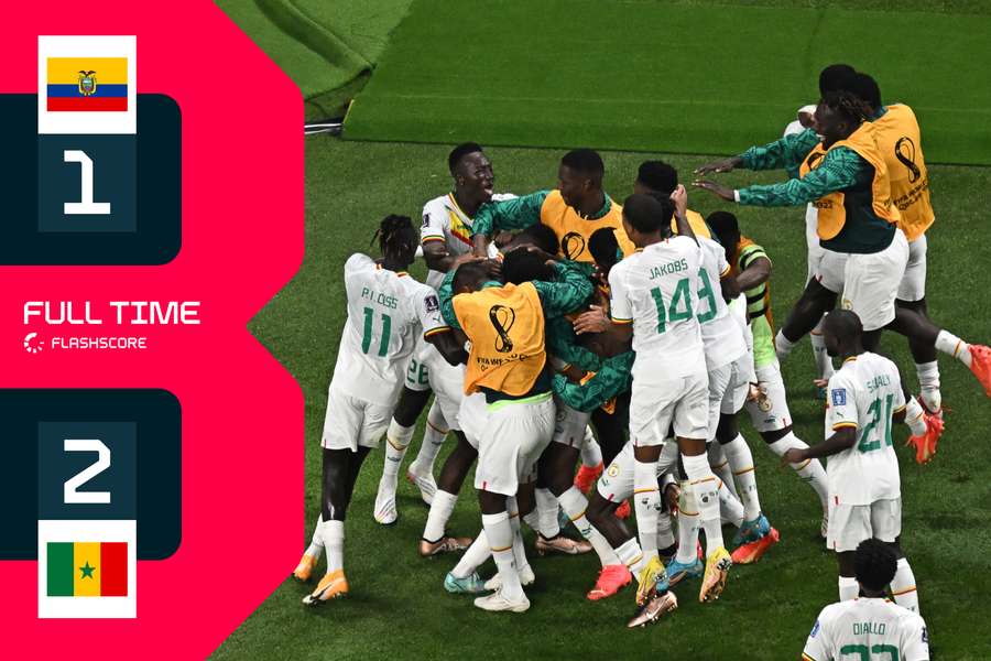 Senegal v Ecuador: Key moments as Senegal reach round of 16