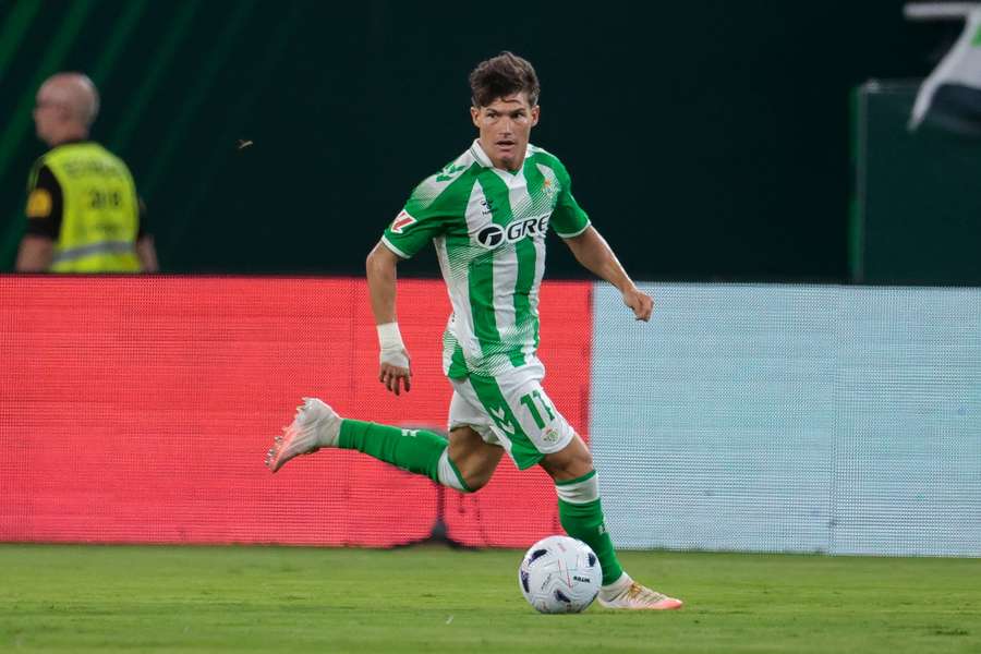 Fran García, con el Betis Fran García, con el Betis
