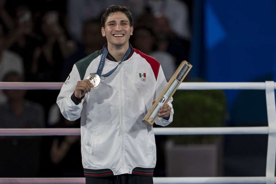 Marco Verde, feliz con su medalla de plata