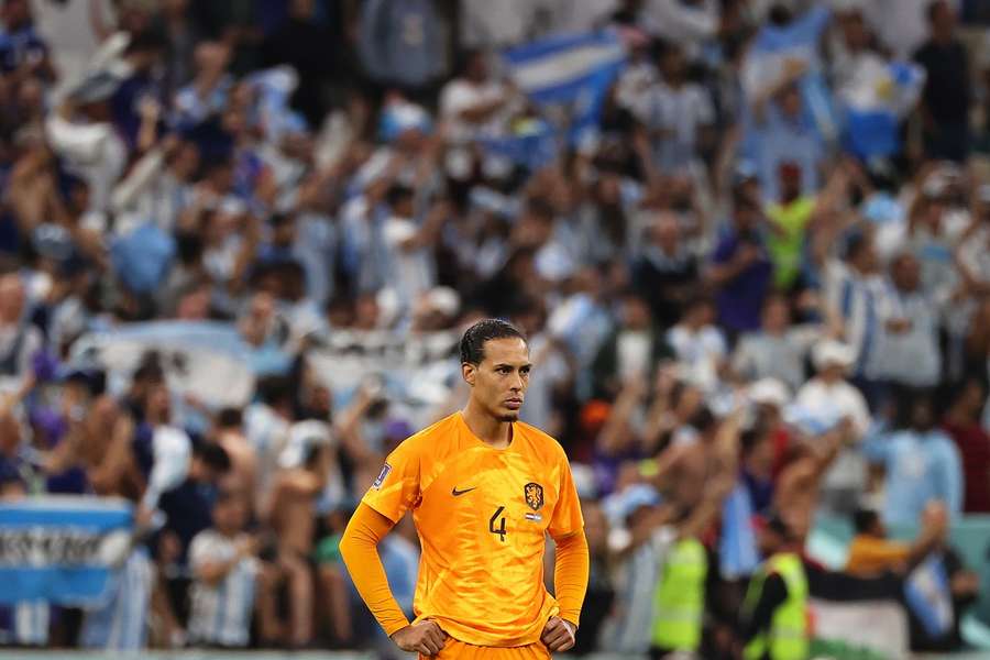 Virgil van Dijk faalde vanaf elf meter op het WK tegen de uiteindelijke wereldkampioen Argentinië