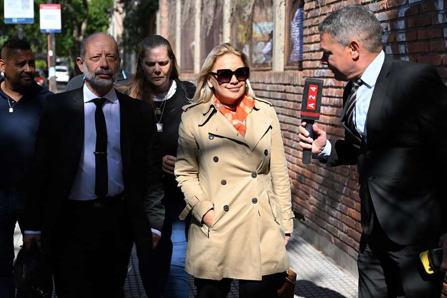 A ex-parceira de Maradona