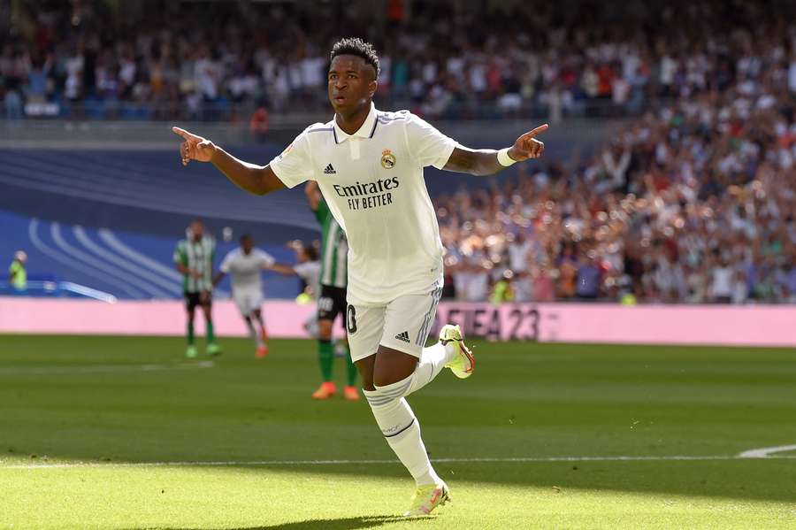 Vinícius Júnior skóroval za Real Madrid už v 9. minutě.
