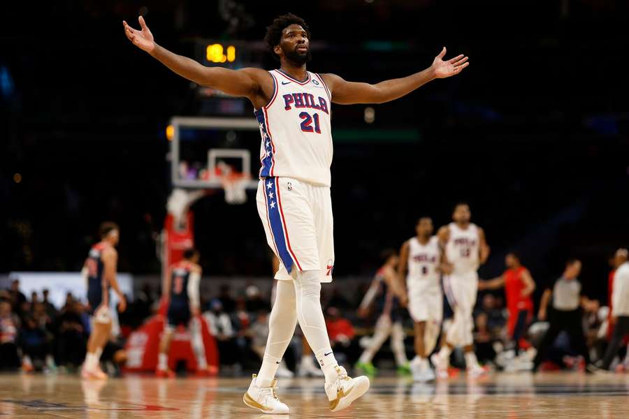 Embiid starred for the 76ers