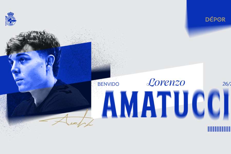 Oficial | El Dépor ficha a Lorenzo Amatucci Oficial | El Dépor ficha a Lorenzo Amatucci