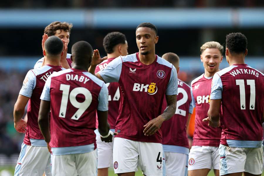 Aston Villa scored three goals to secure a comfortable victory