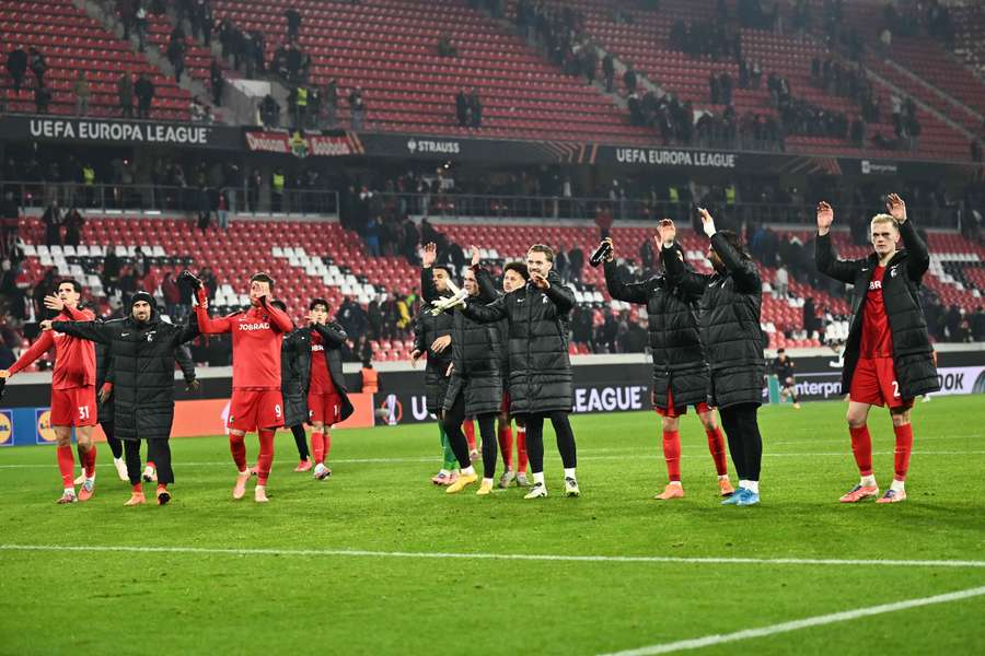 Der SC Freiburg ist bisher in der Europa League noch ungeschlagen