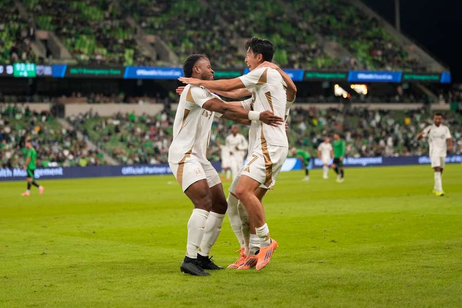 LAFC celebra un gol LAFC celebra un gol