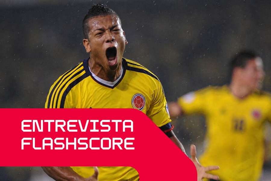 Fredy Guarín celebra com a Colômbia