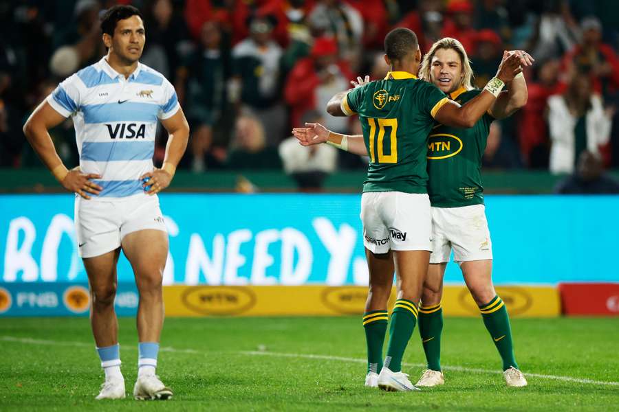 Argentina pierde 22-21 en su visita a Sudáfrica en el cierre del Rugby Championship