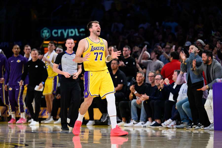 Dončič sa radoval z triumfu.