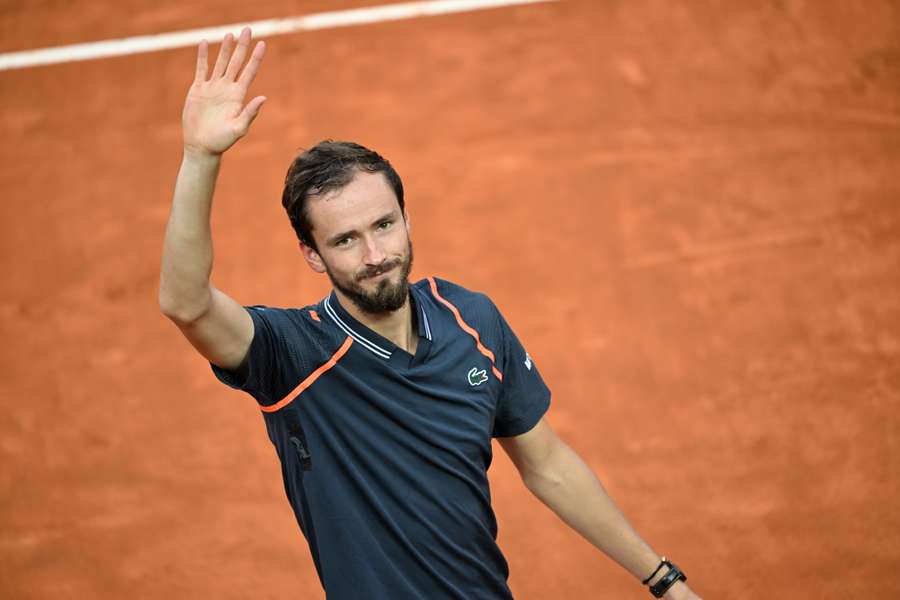 Medvedev est arrivé en confiance à la Porte d'Auteuil. 