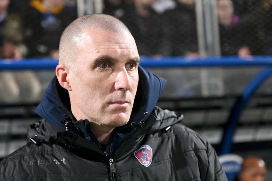 Laurent Batlles sur le banc de Clermont en février dernier.