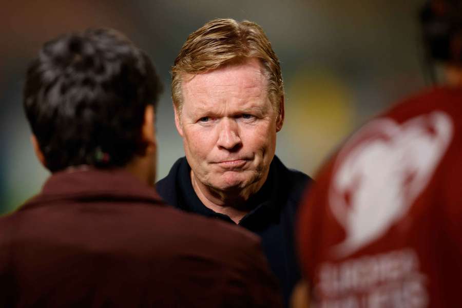 Netherlands coach Ronald Koeman