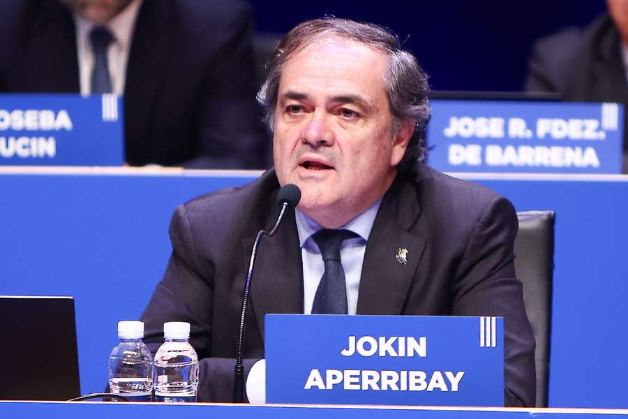 Jokin Aperribay, presidente da Real Sociedad