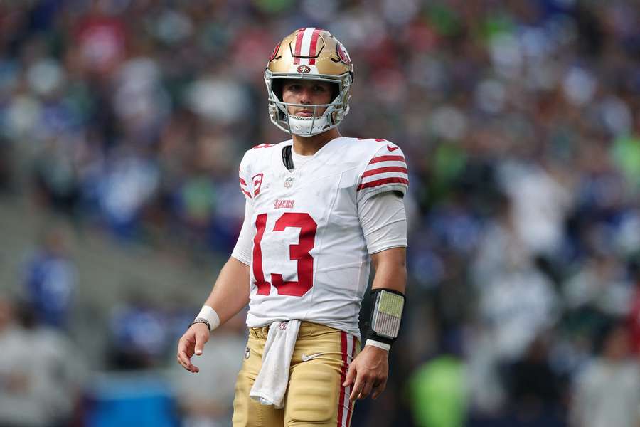 Brock Purdy was one of several San Francisco 49ers players injured on Sunday.