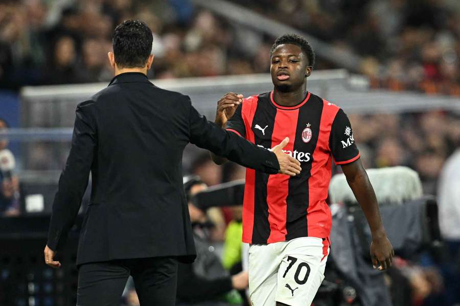 Alphadjo Cisse felicitat de Ruben Amorim joi seară.