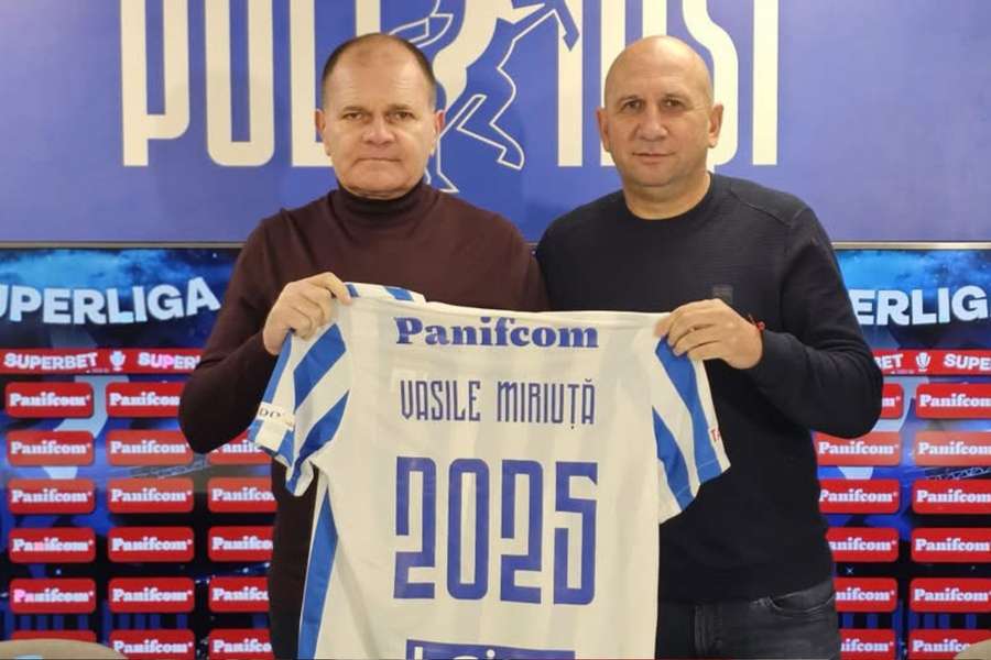Vasile Miriuță a fost prezentat oficial Vasile Miriuță a fost prezentat oficial