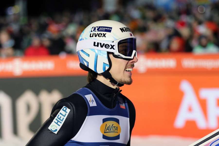 Johann Andre Forfang podczas zawodów w Willingen