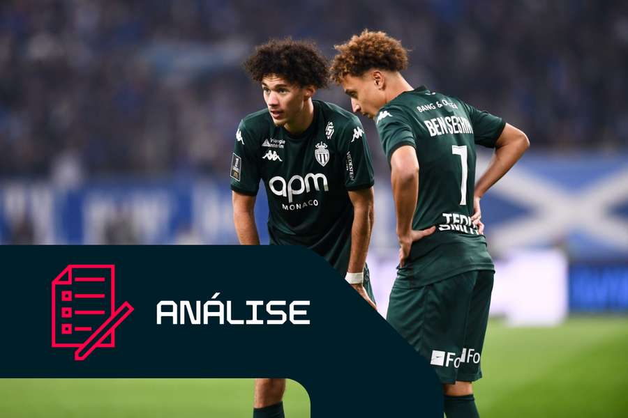Maghnes Akliouche e Eliesse Ben Seghir do Mónaco