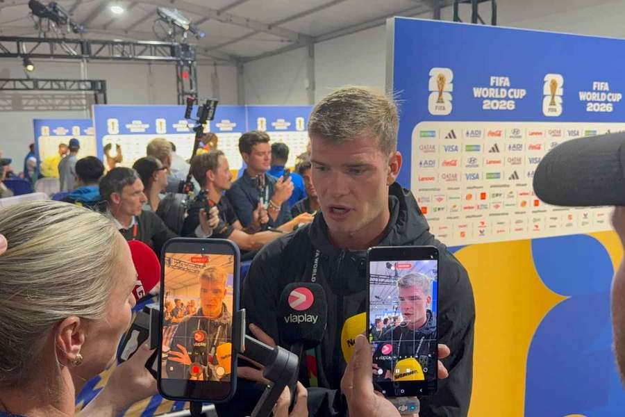 Sørloth dopo Norvegia-Senegal Sørloth dopo Norvegia-Senegal