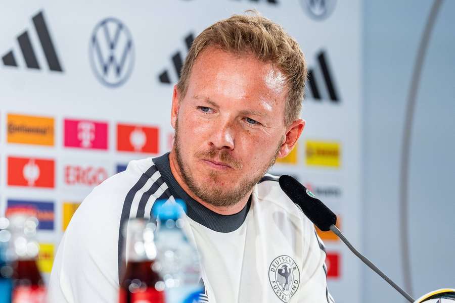 Julian Nagelsmann in der Pressekonferenz vor er Nations League