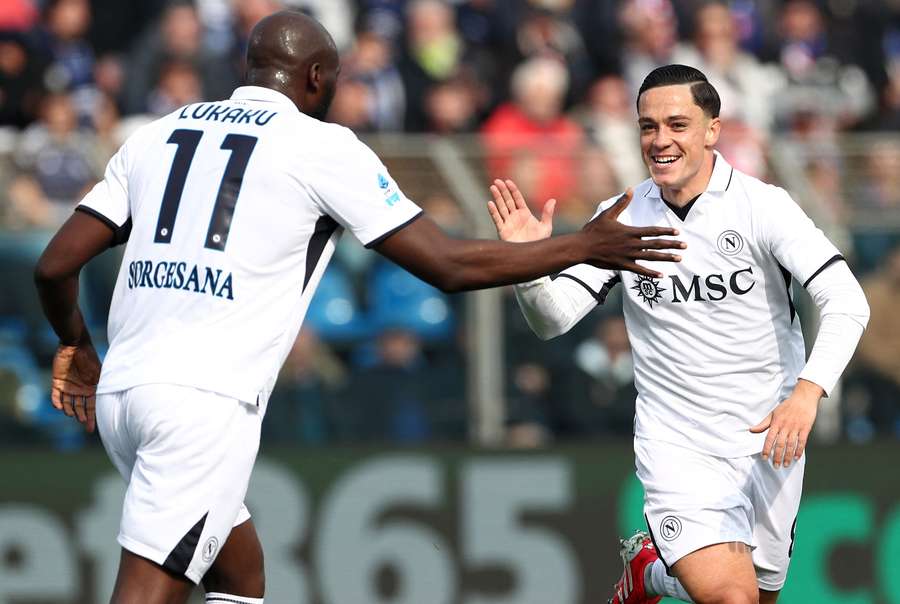Lukaku e Raspadori a Como Lukaku e Raspadori a Como