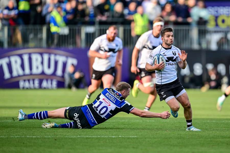 Bristol's Randall in action against Bath earlier this year