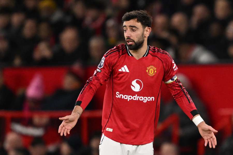 Manchester United's Bruno Fernandes
