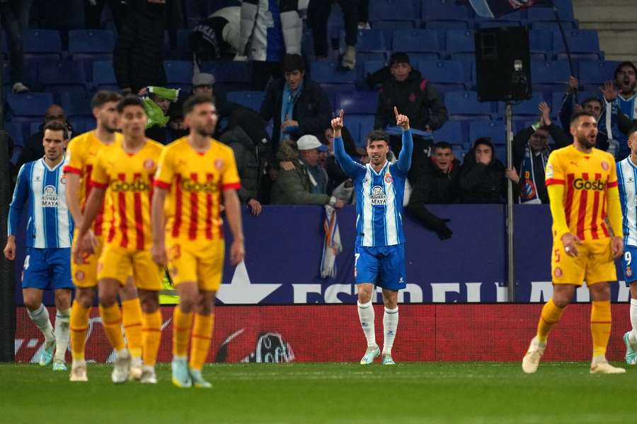 Herrera’s header rescues Girona against Espanyol