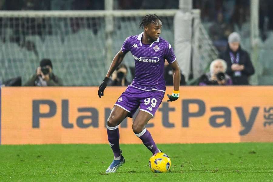 Kouamé em ação pela Fiorentina