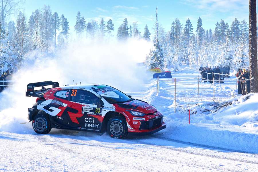 Elfyn Evans no gelo sueco