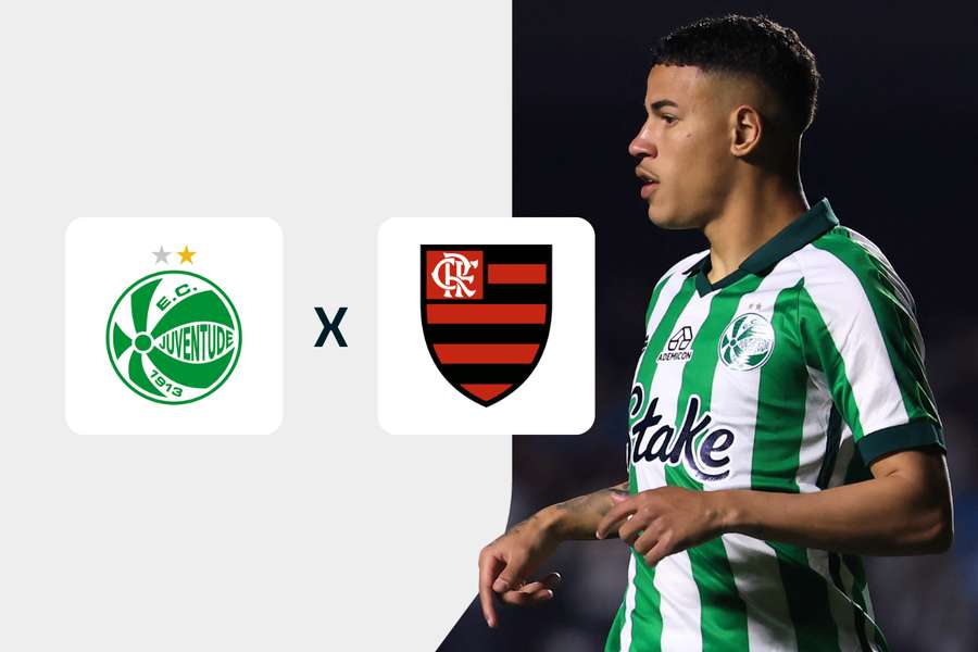 Juventude x Flamengo, domingo (14), às 16 horas