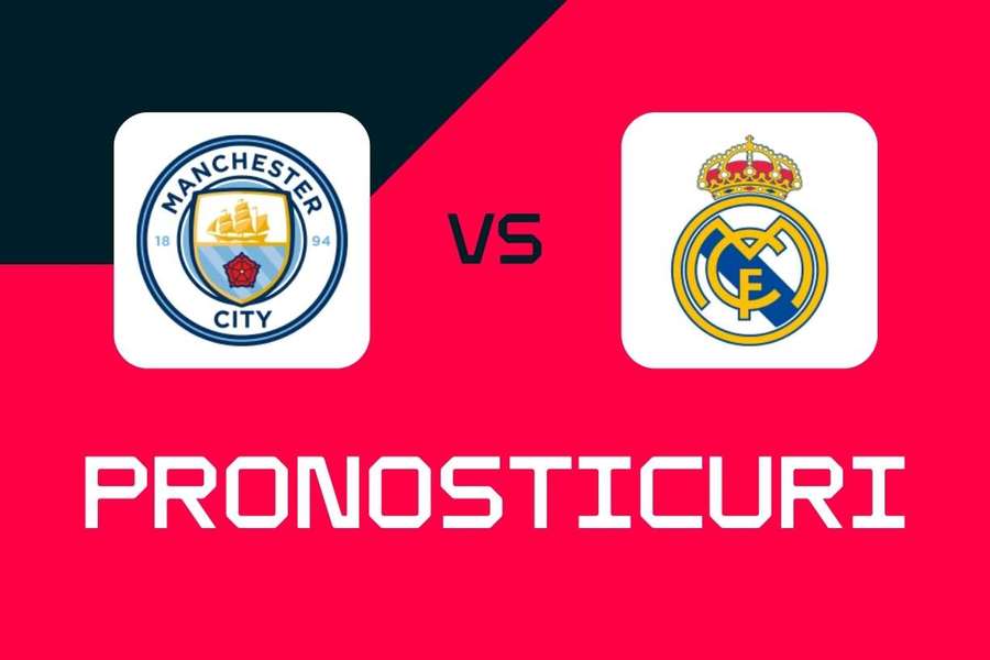 Manchester City - Real Madrid: Pronosticuri, cele mai bune pariuri și cote (Champions League) Manchester City - Real Madrid: Pronosticuri, cele mai bune pariuri și cote (Champions League)