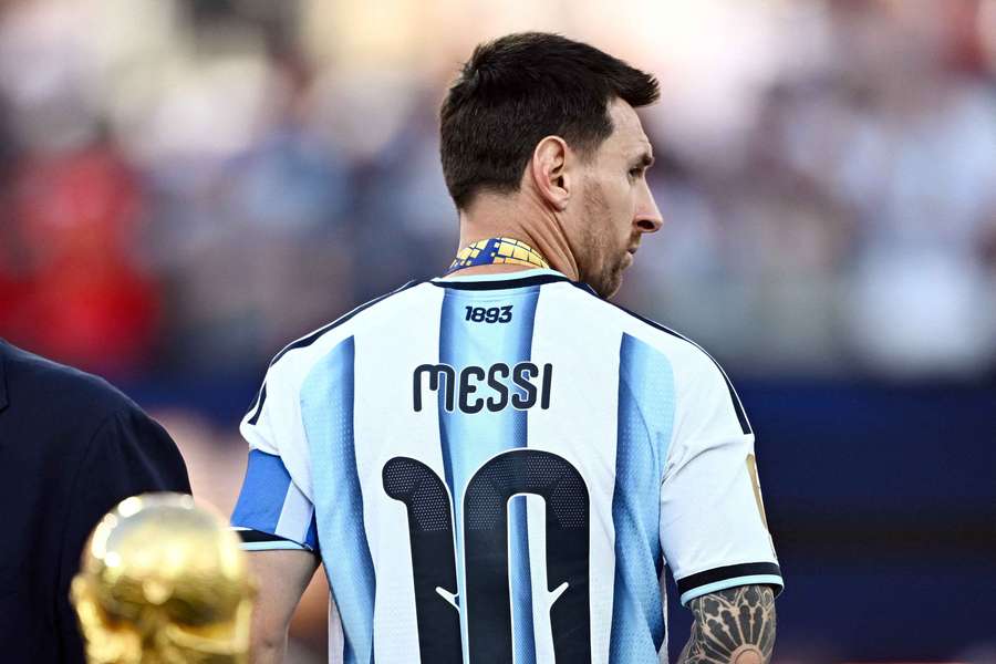 Messi après la défaite dimanche soir. Messi après la défaite dimanche soir.