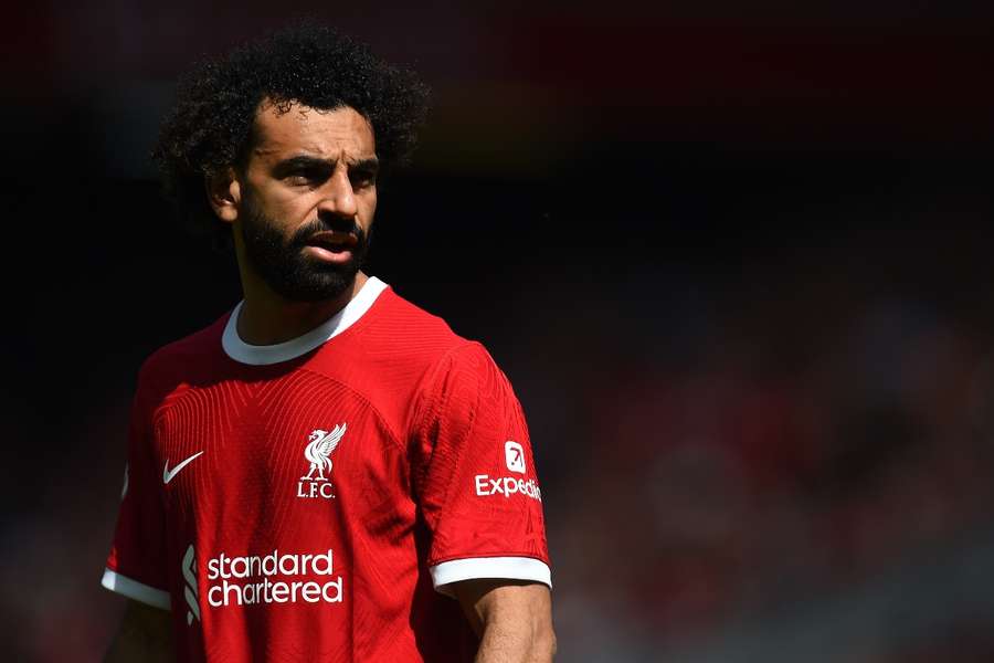 Salah, en el último partido del Liverpool en Anfield 