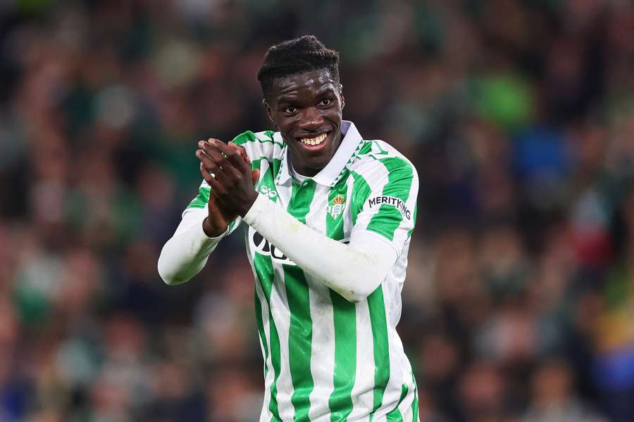 Assane Diao puede tener los días contados en el Real Betis