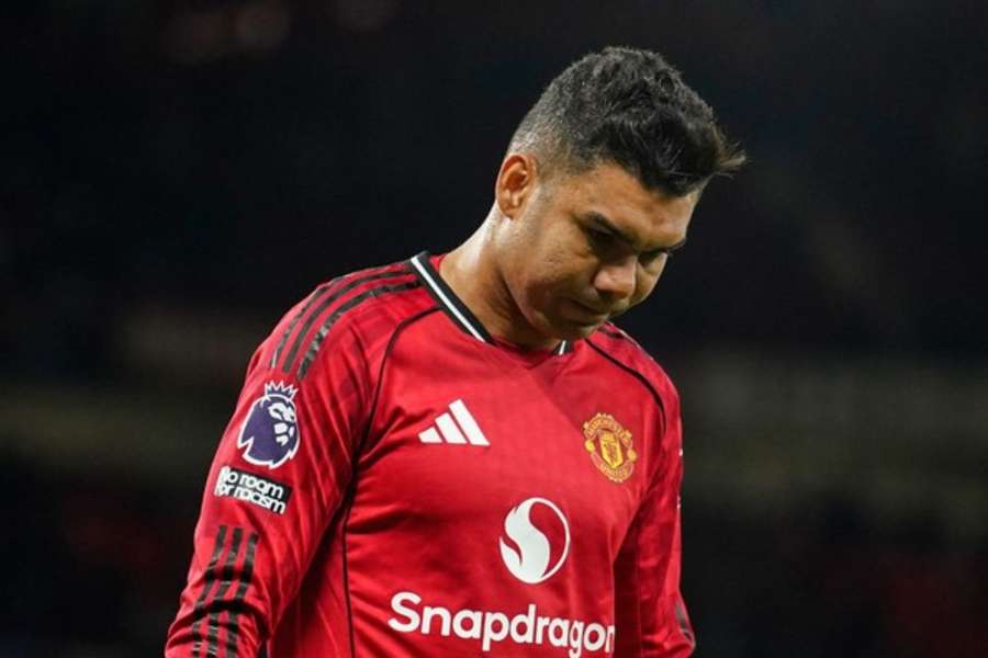 Casemiro fez o gol de honra do United contra o Leeds