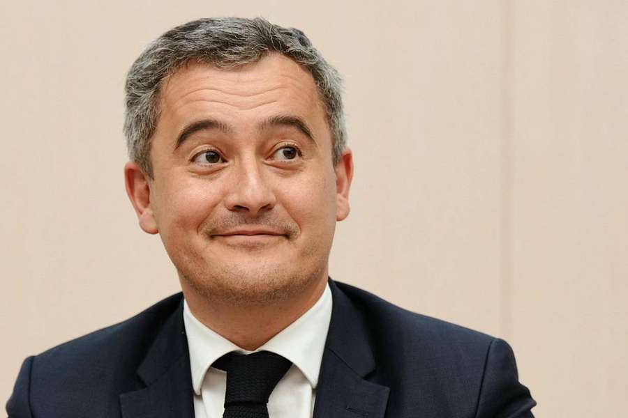 Gérard Darmanin, ce mardi, ors d'une audition au Sénat. 