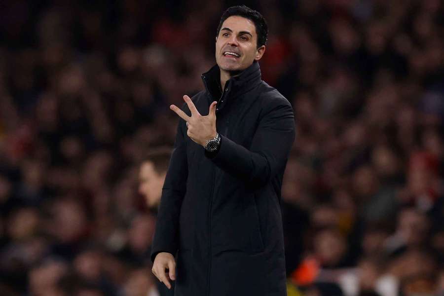 Mikel Arteta, técnico do Arsenal Mikel Arteta, técnico do Arsenal