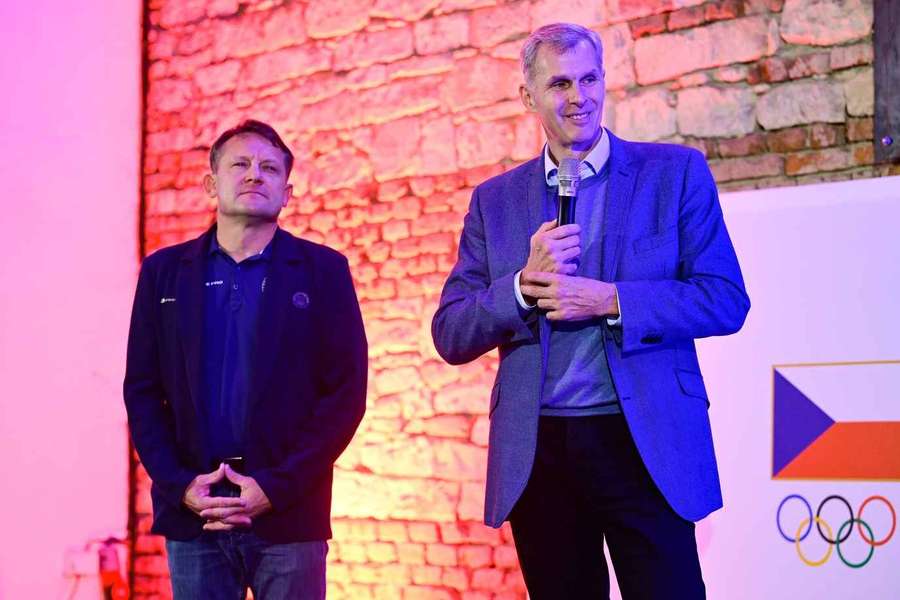 Martin Doktor a Jiří Kejval na tiskové konferenci. Martin Doktor a Jiří Kejval na tiskové konferenci.